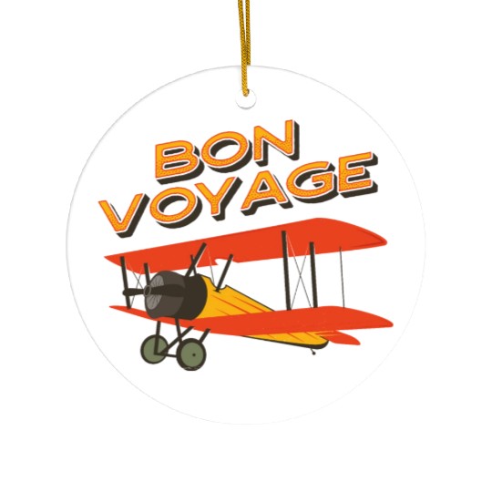 Bon Voyage Ceramic Ornaments