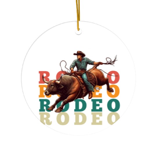 Not My First Rodeo Ceramic Ornaments