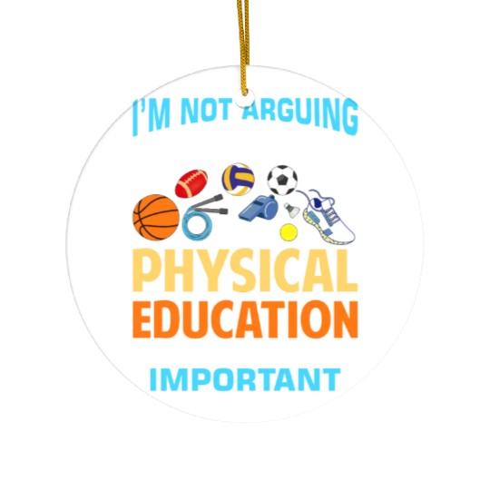 Inspiring Physical Education Teacher Design for PE Ceramic Ornaments
