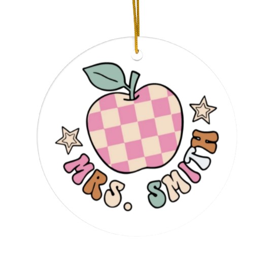 In My Teacher Era Ceramic Ornaments