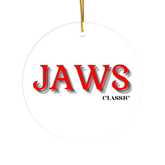 Jaws Classic Ceramic Ornaments
