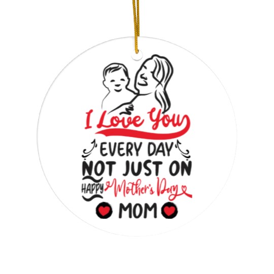 happy Mothers Day Ceramic Ornaments