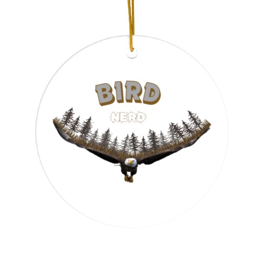 Bird and nature Ceramic Ornaments