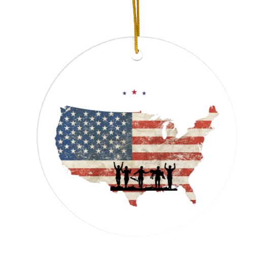 Memorial Day Ceramic Ornaments