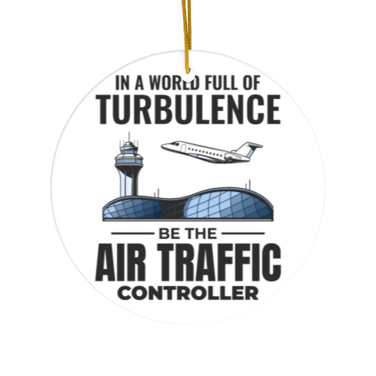Air Traffic Controller ATC Aviation Humor Airplane Ceramic Ornaments