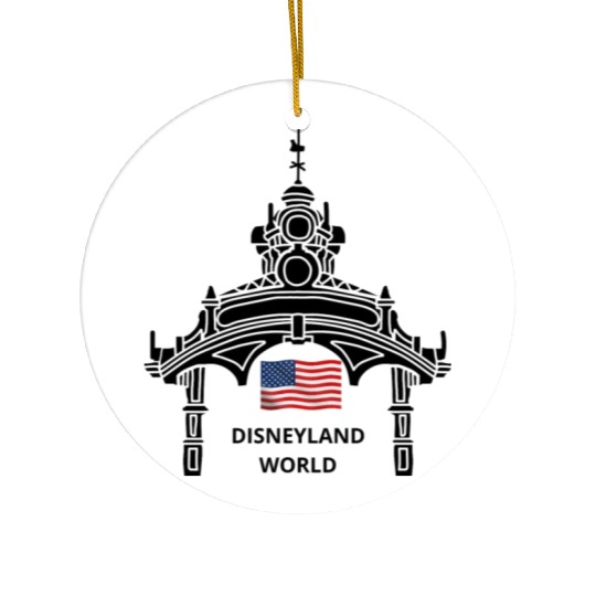 DISNEYLAND WORLD Ceramic Ornaments