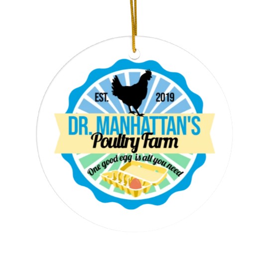 Dr Manhattan Poultry Farm Ceramic Ornaments