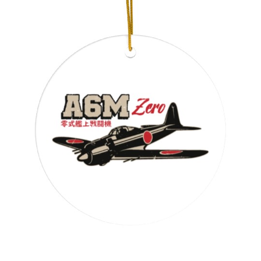 A6M Zero | World War 2 Japanese Plane Vintage Ceramic Ornaments