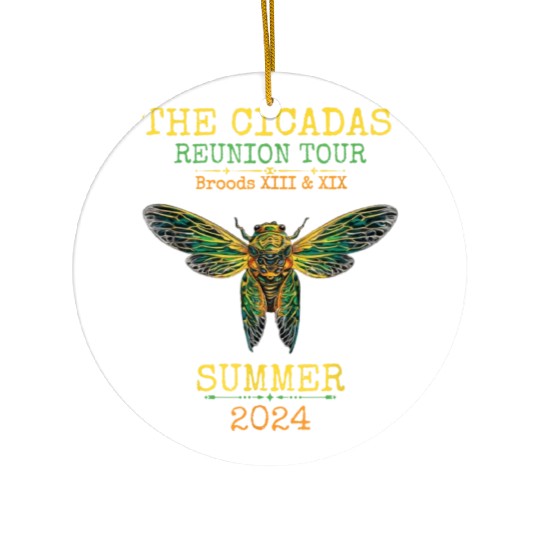 Great-Cicada-2024-Invasion- Ceramic Ornaments