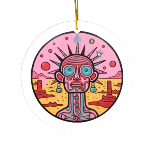 Ancient Punk Ceramic Ornaments