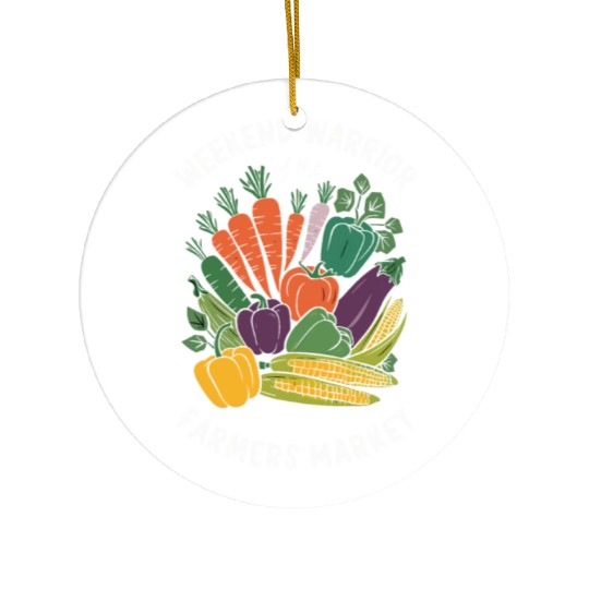 Farmers Market Farmer Agriculture Farming Food Ceramic Ornaments