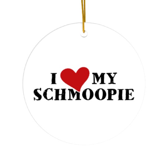 Schmoopie Boyfriend Girlfriend Lovers Pet Name Ceramic Ornaments