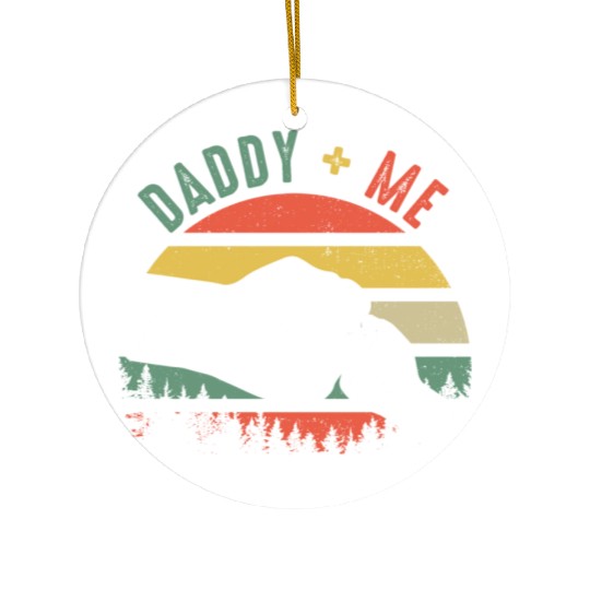 Love Daddy and Me Ceramic Ornaments