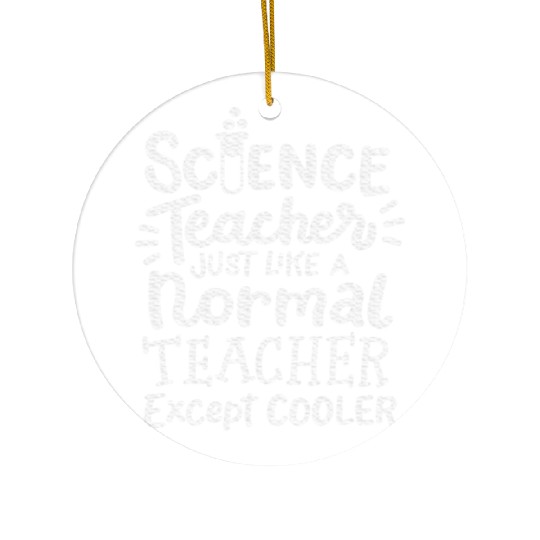 Science Teacher Chemistry Teacher Physics Ceramic Ornaments