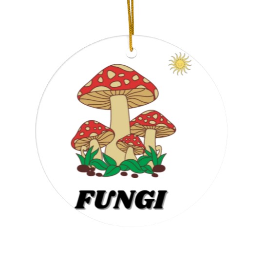 FUNGI Ceramic Ornaments