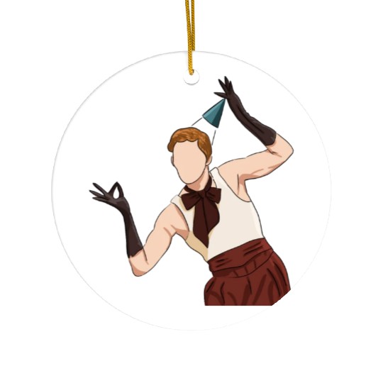 Eddie in Cabaret Ceramic Ornaments