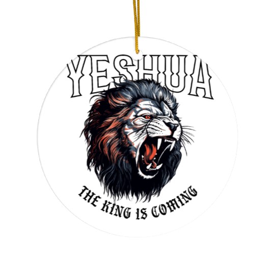 Yeshua Lion King Ceramic Ornaments