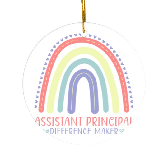 Assistant Principal - Back to school teacher Ceramic Ornaments