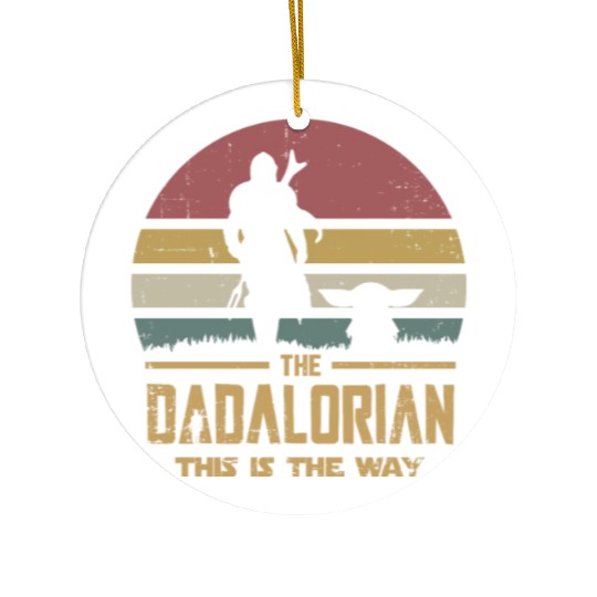 The Dadalorian And Son vintage Ceramic Ornaments