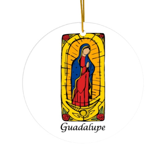 Guadalupe Ceramic Ornaments