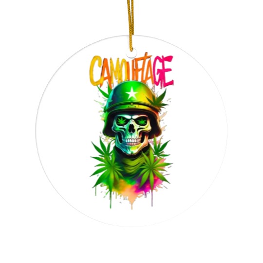 CAMOUFLAGE Ceramic Ornaments