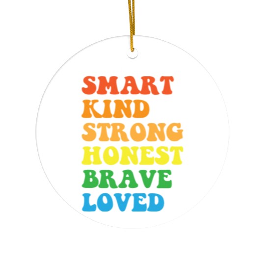 Daily Affirmation Uplifting Quotes Positive Ceramic Ornaments