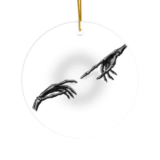 Skeleton Alternative Aesthetic Clothes Premium Ceramic Ornaments