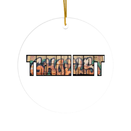 Train Art Number 1 Ceramic Ornaments