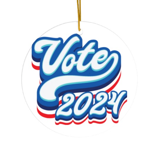Vote - US Election 2024 Ceramic Ornaments