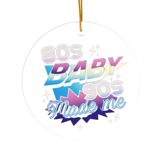 80s music,80s fashion lovers Ceramic Ornaments