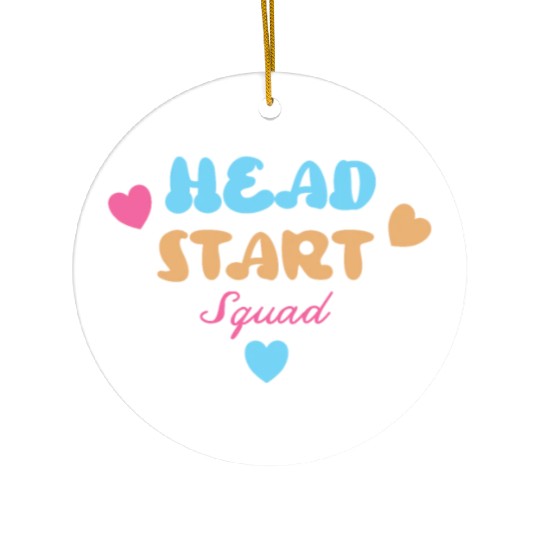 Head Start Squad Homeschool Back to School Ceramic Ornaments
