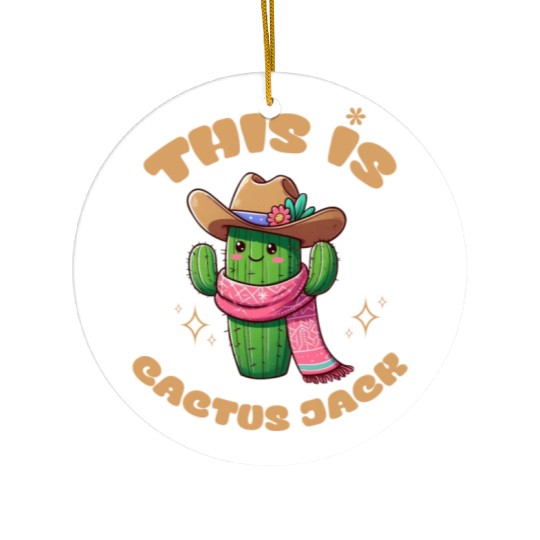 This is Cactus Jack Ceramic Ornaments