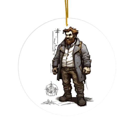 Character Sheet Ceramic Ornaments