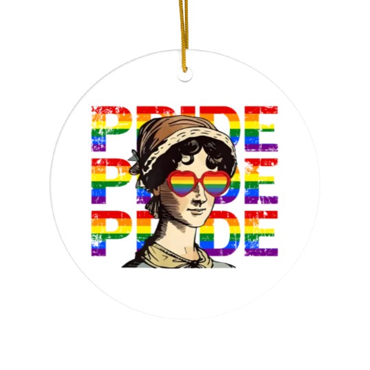 More Pride Less Prejudice Pride Month Ceramic Ornaments