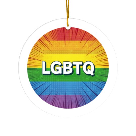 LGBTQ Ceramic Ornaments