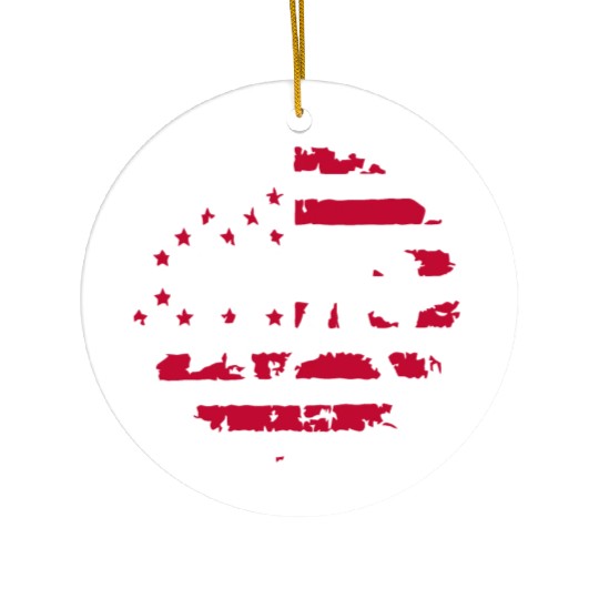 1776 Stars Ceramic Ornaments