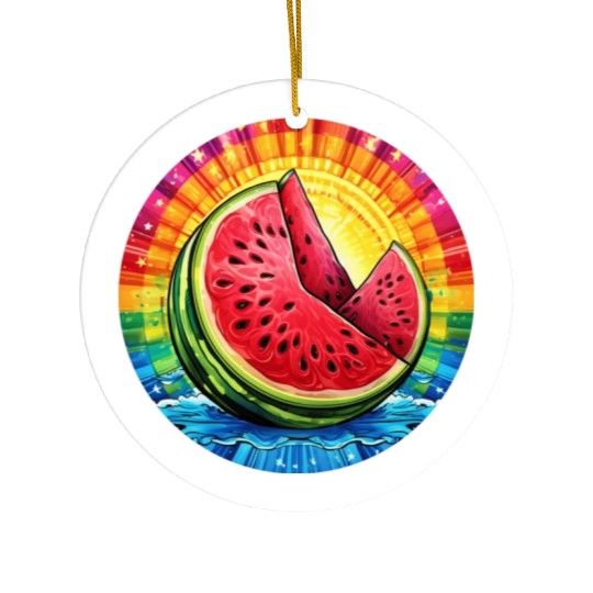 LGBTQ Melon Ceramic Ornaments
