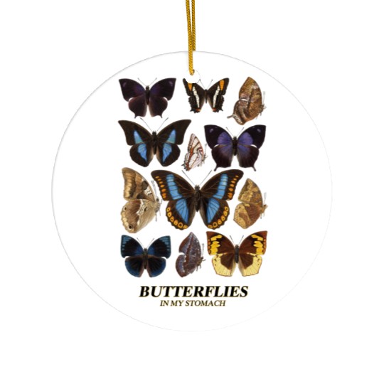Butterflies In Stomach Ceramic Ornaments