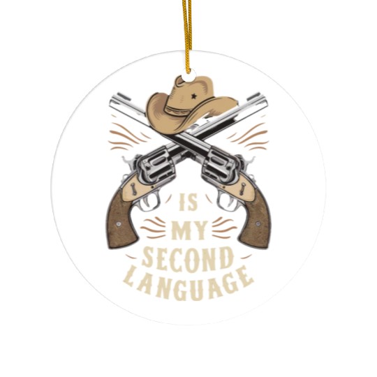 Cowboy Lifestyle Western Theme with Horses and Ceramic Ornaments