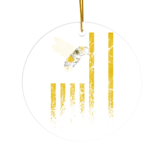 Beekeeper Nature Insects Ceramic Ornaments