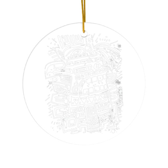 Aztec God Ancient Mythology Tezcatlipoca Eagle Ceramic Ornaments