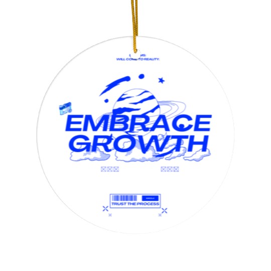 Embrace Growth Ceramic Ornaments