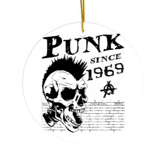 Punks Not Dead, Punk Since 1969, 55 Years Old and Ceramic Ornaments