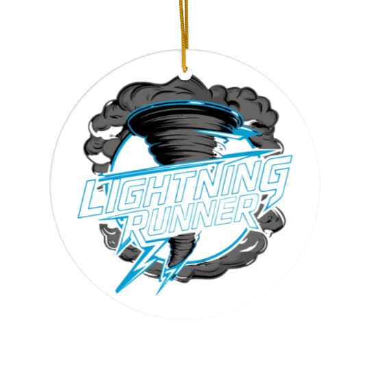 Tornado Chasing Adventures: Embrace Nature's Fury Ceramic Ornaments