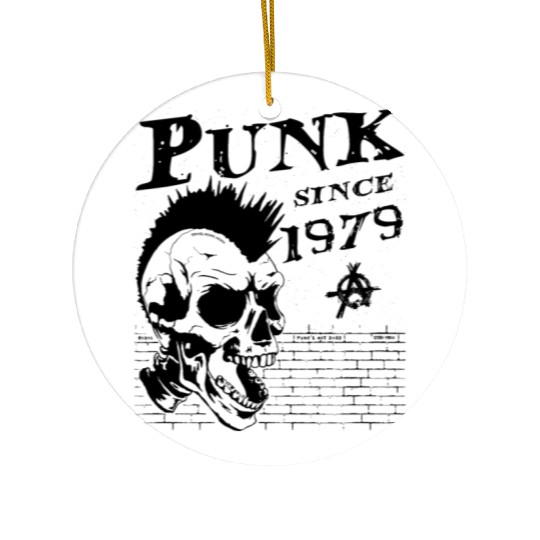 Punks Not Dead, Punk Since 1979, 45 Years Old and Ceramic Ornaments