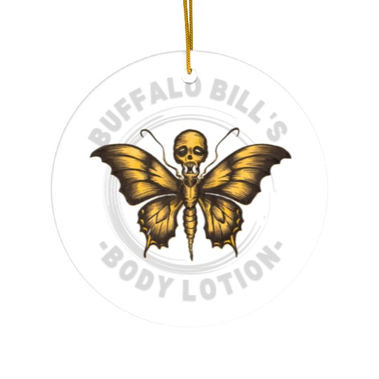 Vintage Distressed Buffalo Bill s Body Lotion Ceramic Ornaments