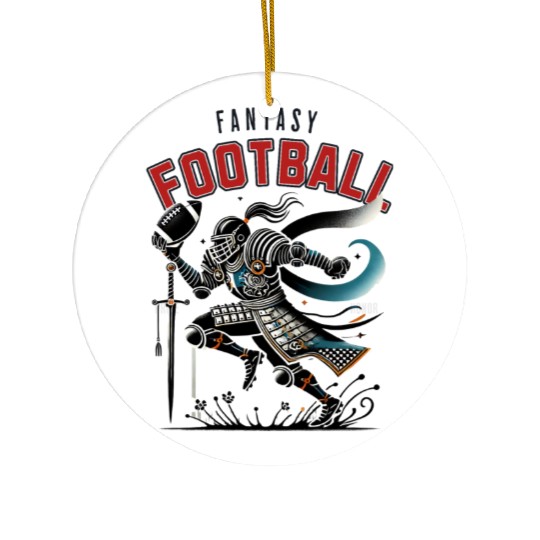 Fantasy Football Samurai Ceramic Ornaments