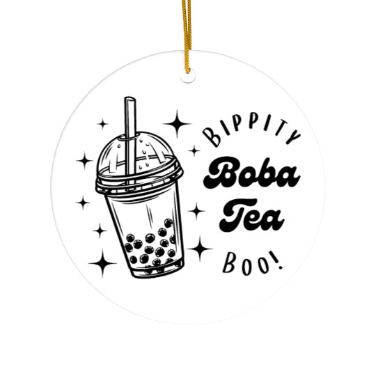 Boba Tea Lover Ceramic Ornaments