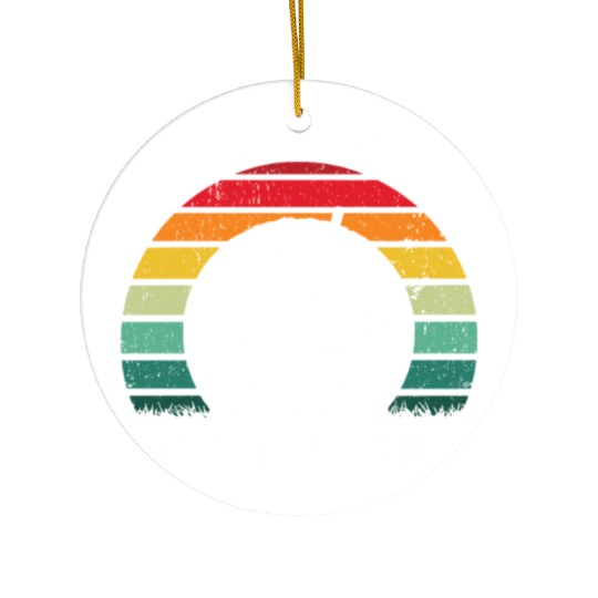 Calls Me Softball Dad Funny Daddy Father's Day Ceramic Ornaments