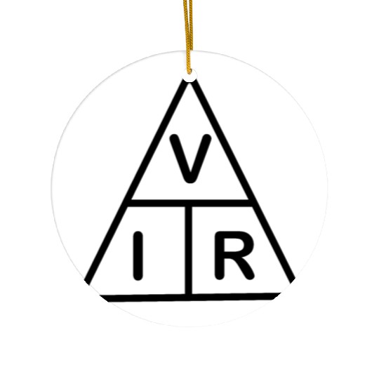 Master Ohm's Law formula Triangle Ceramic Ornaments Electrician